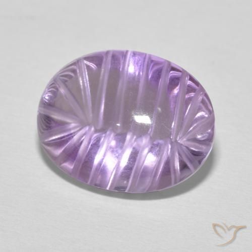 Ametista Iris Violetta naturale da 8.02 ct, Ovale, Trasparente