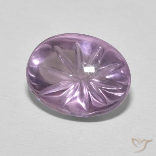 Ametista Magenta naturale da 4.84 ct, Ovale, Trasparente