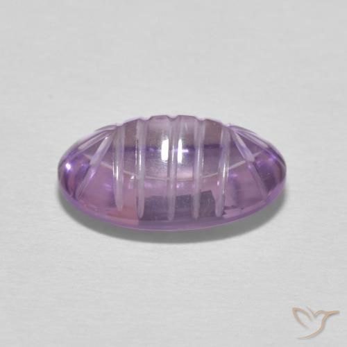 Ametista violaceo naturale da 3.59 ct, Ovale, Trasparente