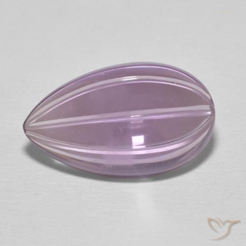 6.08ct Naturale Sangria Violetta Ametista, Forma a pera, Trasparente