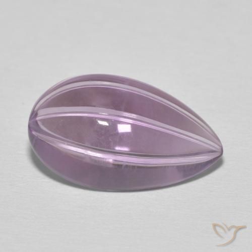 Ametista Sangria Violetta naturale da 6.08 ct, Forma a pera, Trasparente