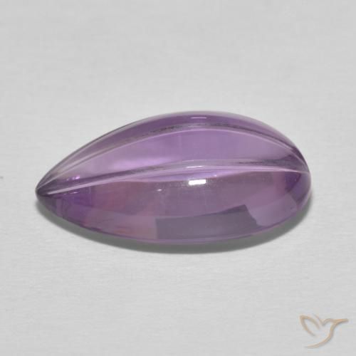 Ametista Sangria Violetta naturale da 6.08 ct, Forma a pera, Trasparente