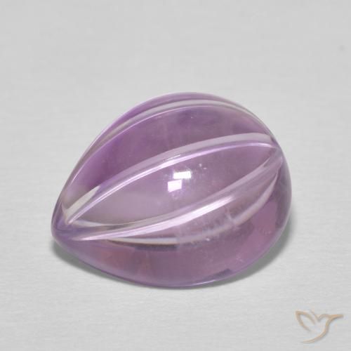 6.08ct Naturale Sangria Violetta Ametista, Forma a pera, Trasparente