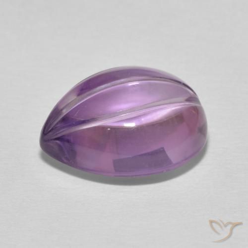 Ametista Sangria Violetta naturale da 6.08 ct, Forma a pera, Trasparente
