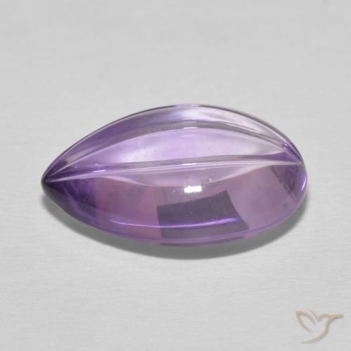 Ametista violaceo naturale da 6.65 ct, Forma a pera, Trasparente