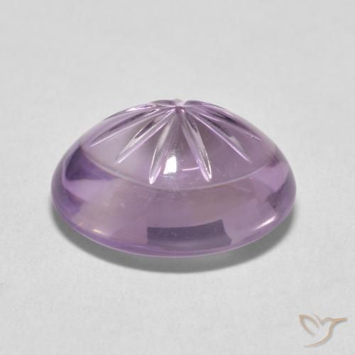 Ametista Medium Light Purplish-Violet naturale da 8.86 ct, Ovale, Trasparente