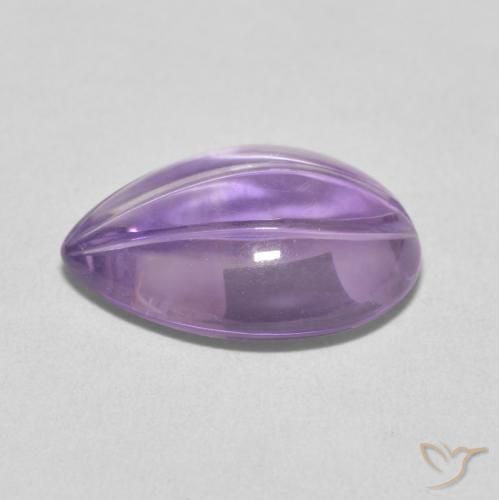 Ametista Viola tendente al rosa naturale da 6.20 ct, Forma a pera, Trasparente