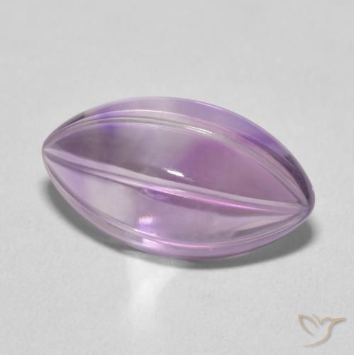 Ametista Viola medio naturale da 7.31 ct, Taglio marquise, Trasparente