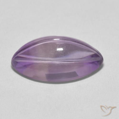 Ametista Viola medio naturale da 7.31 ct, Taglio marquise, Trasparente