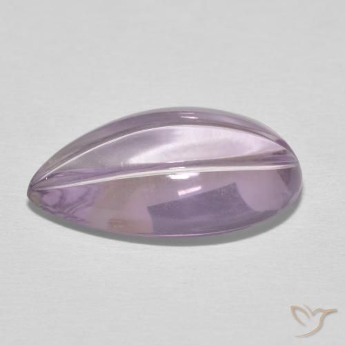 Ametista Viola tendente al rosa naturale da 8.46 ct, Forma a pera, Trasparente