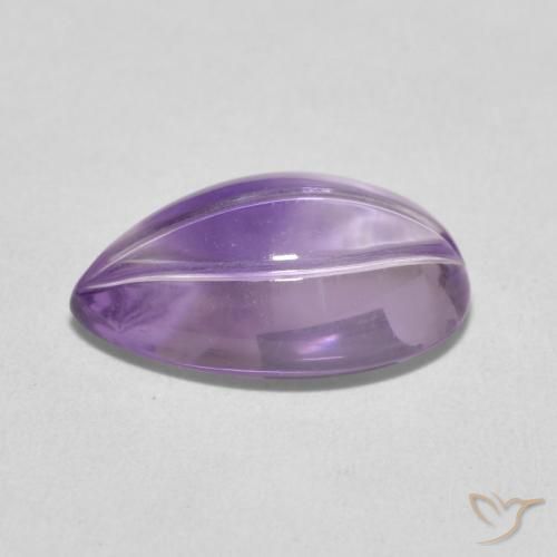 Ametista Rosa chiaro-Viola naturale da 4.87 ct, Forma a pera, Trasparente