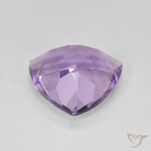 Ametista Iris Violetta naturale da 2.87 ct, Taglio trillion, VVS-VS