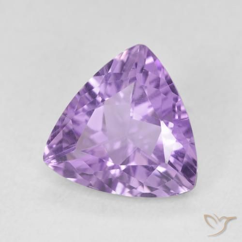 Ametista Iris Violetta naturale da 2.69 ct, Taglio trillion, VVS-VS