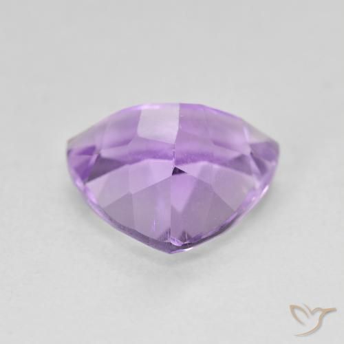 Ametista Viola medio naturale da 2.88 ct, Taglio trillion, VS