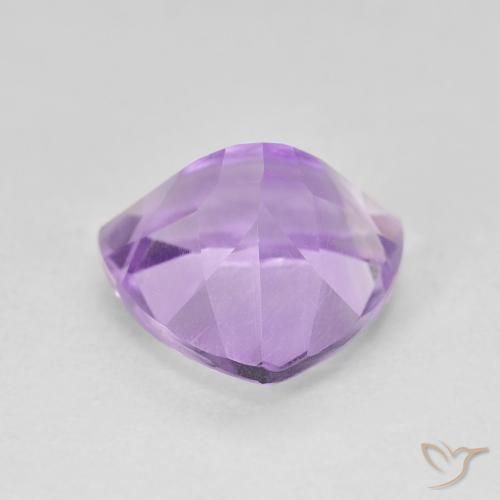 Ametista Viola medio naturale da 3.13 ct, Taglio trillion, VS