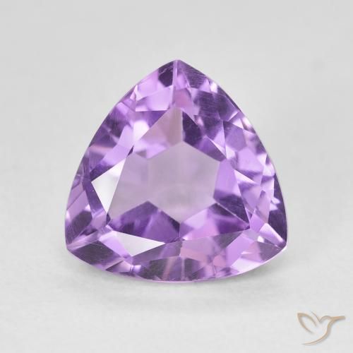 3.12ct Naturale Viola medio Ametista, Taglio trillion, VS
