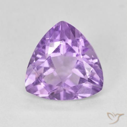 2.70ct Naturale Viola medio Ametista, Taglio trillion, VS