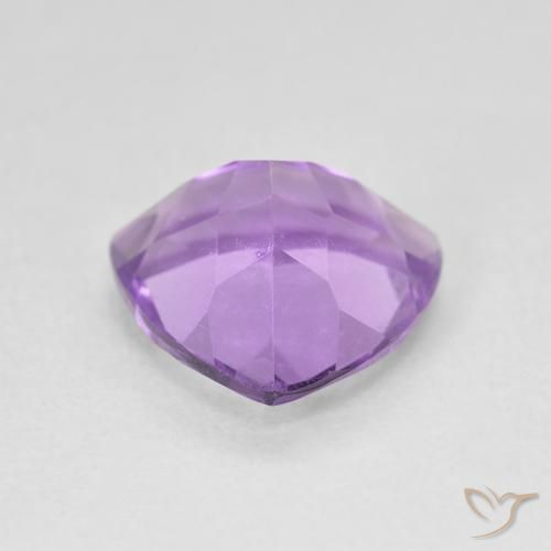 Ametista Viola medio naturale da 2.70 ct, Taglio trillion, VS
