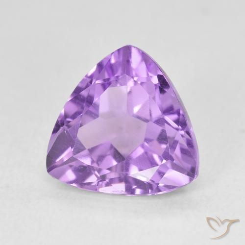 Ametista viola vivido naturale da 3.02 ct, Taglio trillion, VS