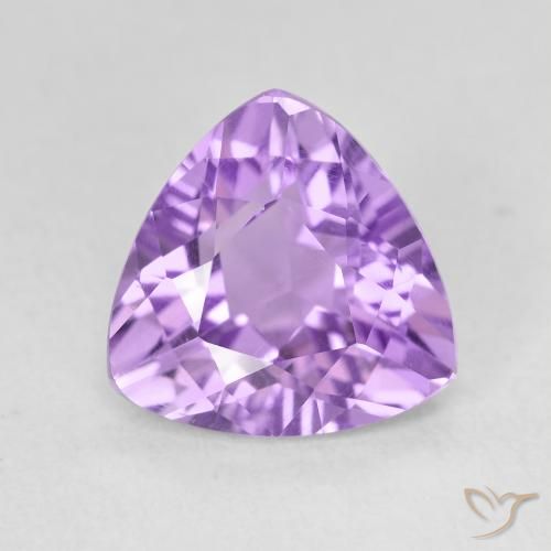 2.82ct Naturale Viola medio Ametista, Taglio trillion, VS