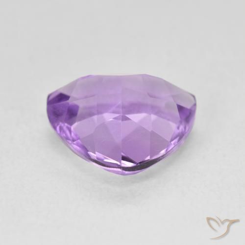 Ametista Viola medio naturale da 2.82 ct, Taglio trillion, VS