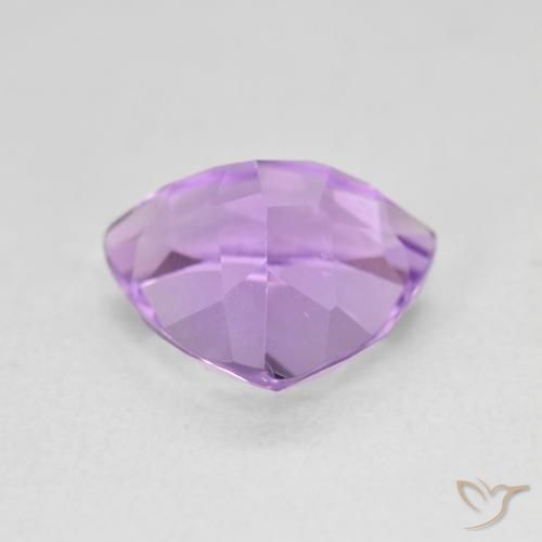 Ametista Viola medio naturale da 2.71 ct, Taglio trillion, VS