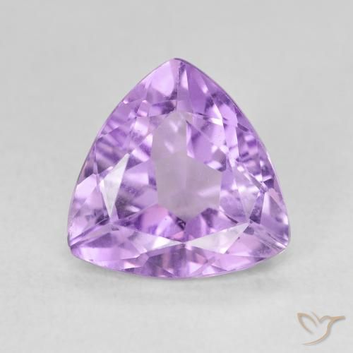2.73ct Naturale Iris Violetta Ametista, Taglio trillion, VVS