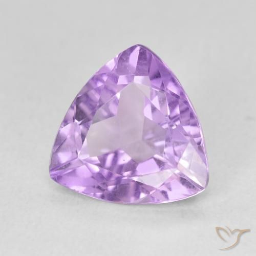 Ametista Iris Violetta naturale da 2.73 ct, Taglio trillion, VVS
