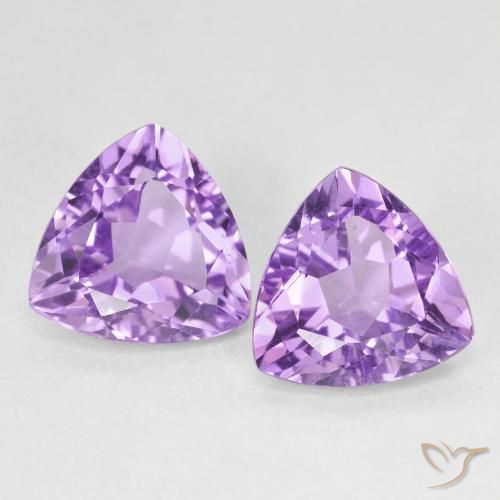 5.61ctw Naturale Deep Iris Violetta Ametista, Taglio trillion, VS