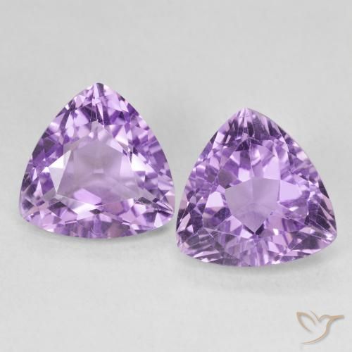 5.63ctw Naturale Deep Iris Violetta Ametista, Taglio trillion, VS