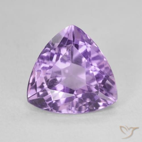 2.86ct Naturale Viola medio Ametista, Taglio trillion, VVS-VS