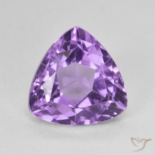 3.16ct Naturale Viola scuro Ametista, Taglio trillion, VVS-VS