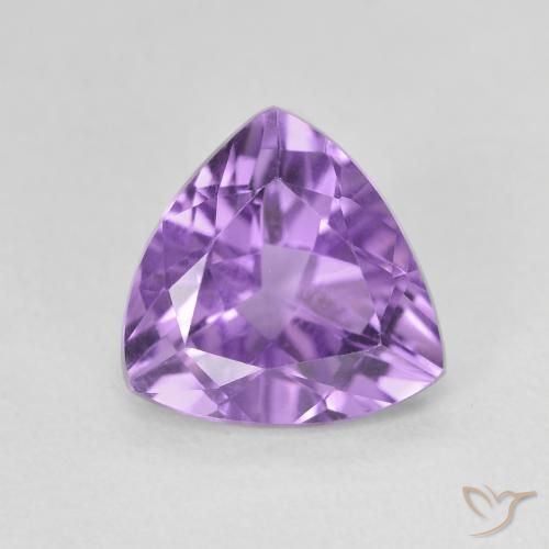 2.32ct Naturale Viola scuro Ametista, Taglio trillion, VVS-VS