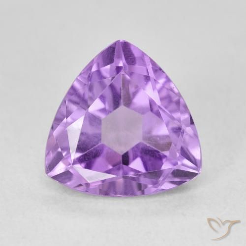 3.12ct Naturale Viola medio Ametista, Taglio trillion, VVS-VS