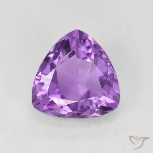 2.70ct Naturale Viola Intenso Ametista, Taglio trillion, VVS-VS