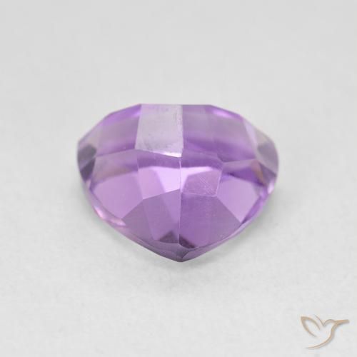 Ametista Viola Intenso naturale da 2.70 ct, Taglio trillion, VVS-VS