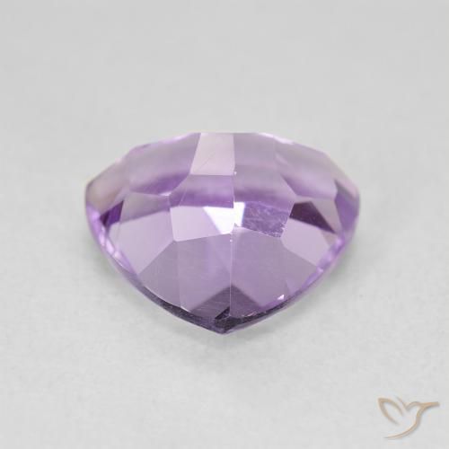 Ametista viola vivido naturale da 2.97 ct, Taglio trillion, VVS-VS
