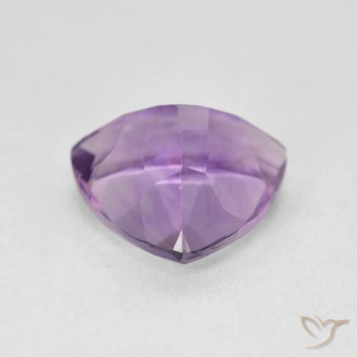 Ametista violaceo naturale da 2.84 ct, Taglio trillion, VVS-VS