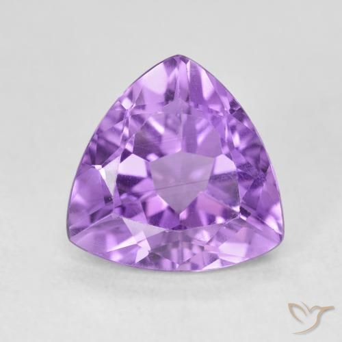 2.97ct Naturale Viola Intenso Ametista, Taglio trillion, VVS-VS
