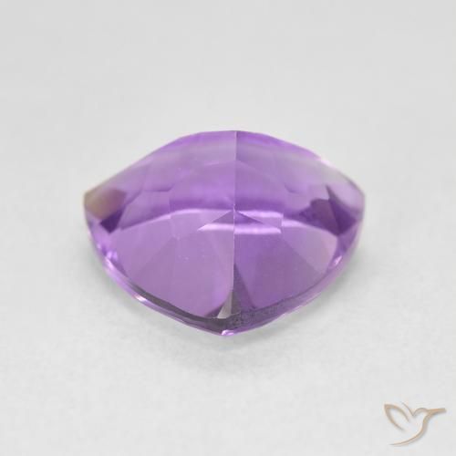 Ametista Viola Intenso naturale da 2.97 ct, Taglio trillion, VVS-VS