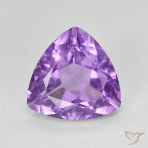 2.99ct Naturale Deep Iris Violetta Ametista, Taglio trillion, VVS