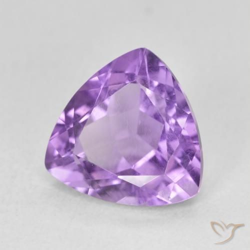 Ametista Deep Iris Violetta naturale da 2.99 ct, Taglio trillion, VVS