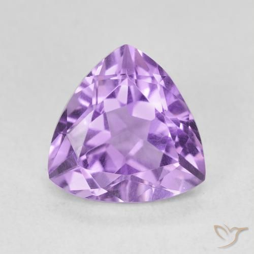 2.90ct Naturale Viola medio Ametista, Taglio trillion, VVS