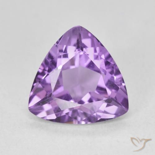 2.69ct Naturale Deep Iris Violetta Ametista, Taglio trillion, VVS