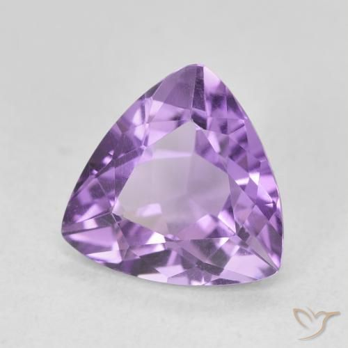 Ametista Deep Iris Violetta naturale da 2.69 ct, Taglio trillion, VVS