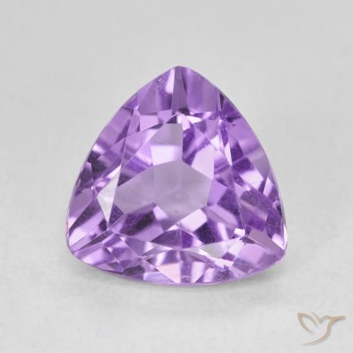 3.03ct Naturale Viola scuro Ametista, Taglio trillion, VVS