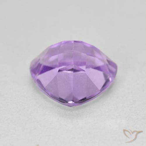 Ametista Viola medio naturale da 2.82 ct, Taglio trillion, VVS
