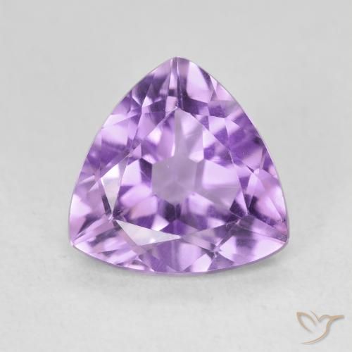 2.83ct Naturale Viola tendente al rosa Ametista, Taglio trillion, VVS