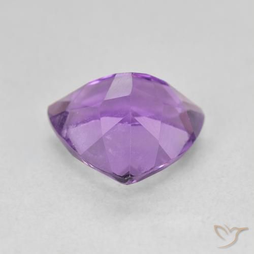 Ametista Viola scuro naturale da 2.84 ct, Taglio trillion, VVS