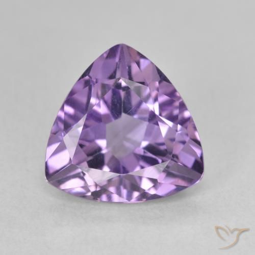 2.99ct Naturale viola vivido Ametista, Taglio trillion, VVS-VS